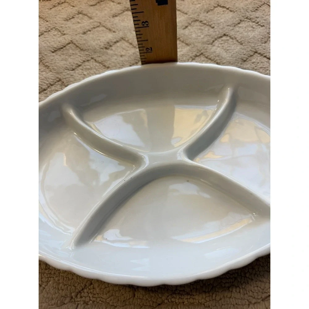 Studio Silversmiths Cordon Bleu Oval Sectional Server Platter